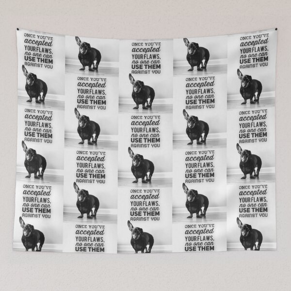 Item preview, once you've accepted your flaws no one can use them against you designed and sold by Kerry Pritchard.