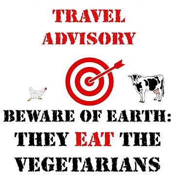 Artwork thumbnail, Beware of Earth. They Eat the Vegetarians by KaleCarnegie