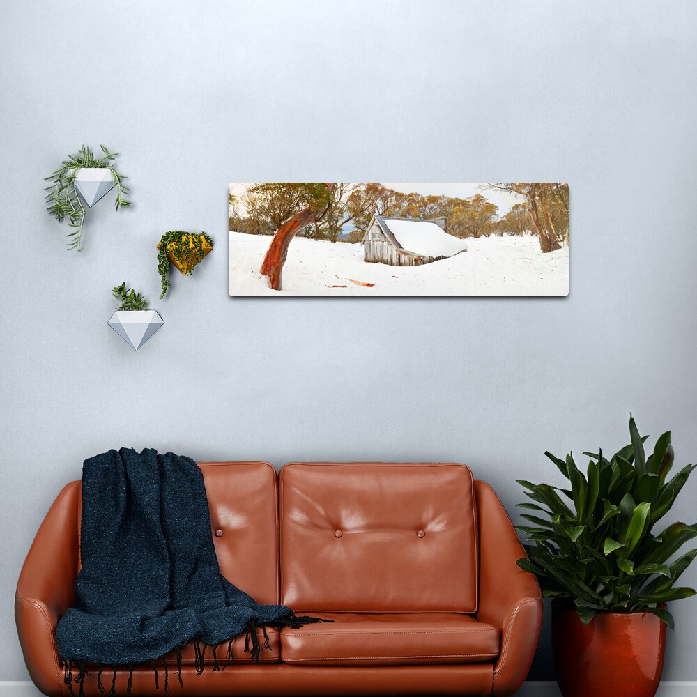 Snowed In, Wallace Hut, Falls Creek, Victoria, Australia Metal Print