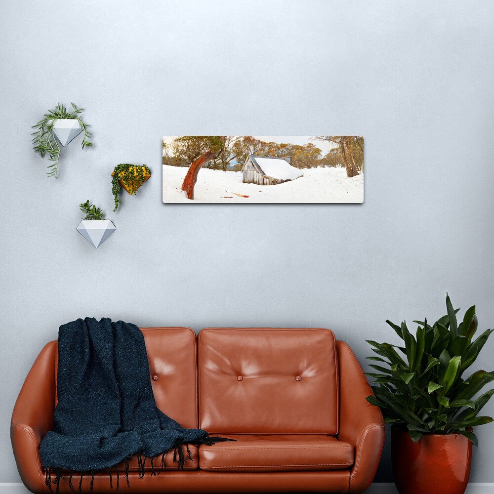 Snowed In, Wallace Hut, Falls Creek, Victoria, Australia Metal Print