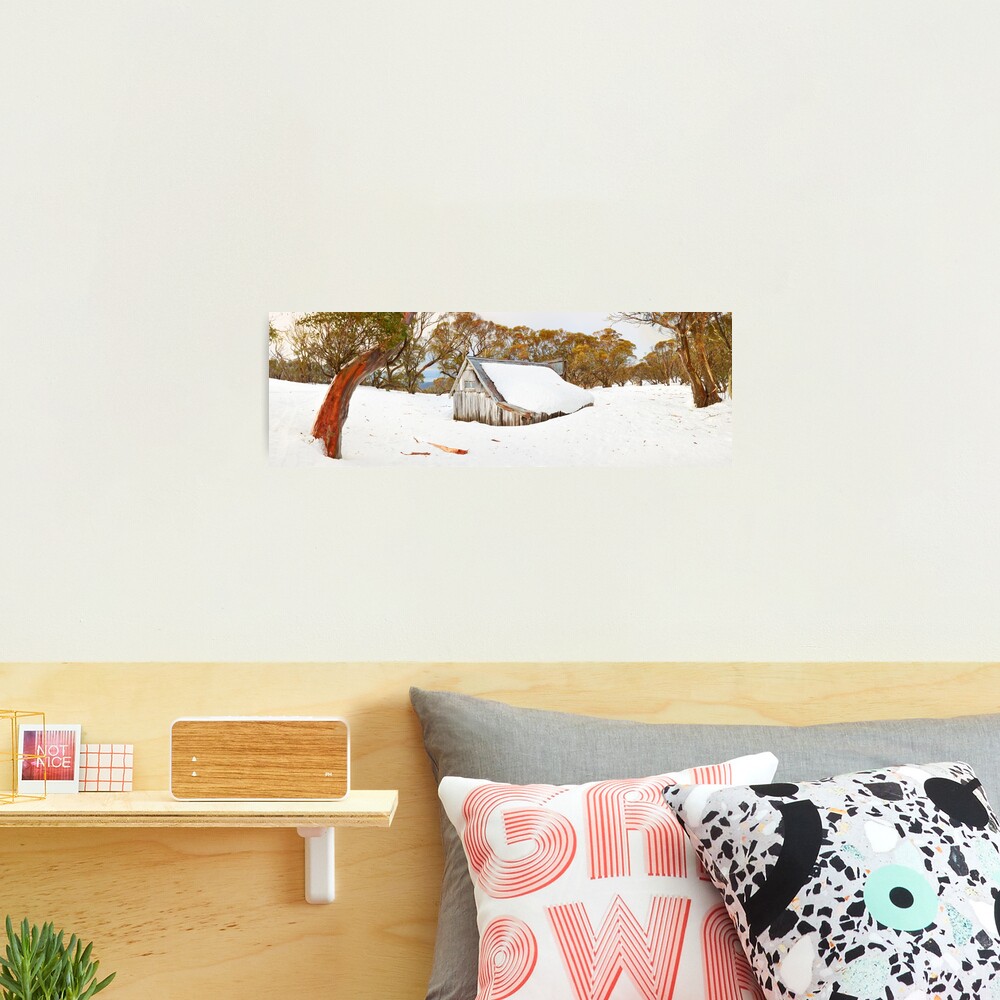Snowed In, Wallace Hut, Falls Creek, Victoria, Australia Photographic Print