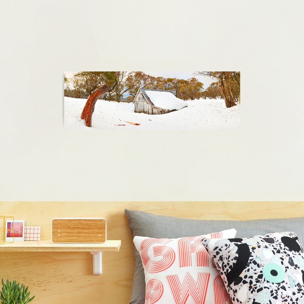 Snowed In, Wallace Hut, Falls Creek, Victoria, Australia Photographic Print
