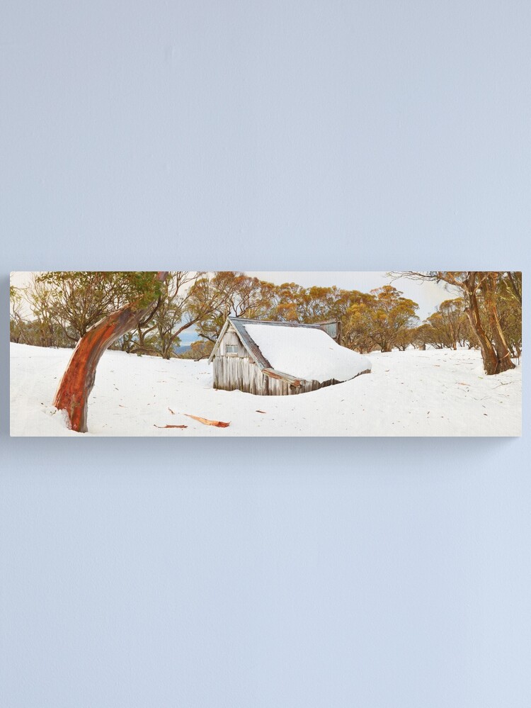 Alternate view of Snowed In, Wallace Hut, Falls Creek, Victoria, Australia Canvas Print