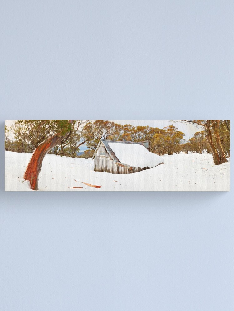 Alternate view of Snowed In, Wallace Hut, Falls Creek, Victoria, Australia Canvas Print