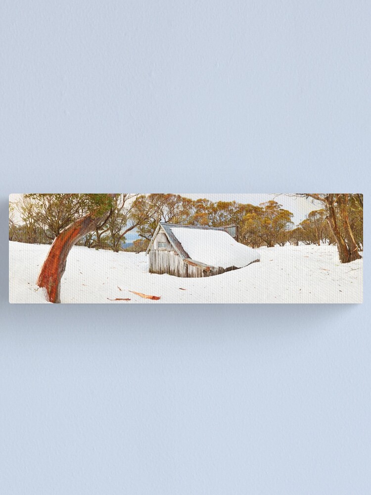 Alternate view of Snowed In, Wallace Hut, Falls Creek, Victoria, Australia Canvas Print