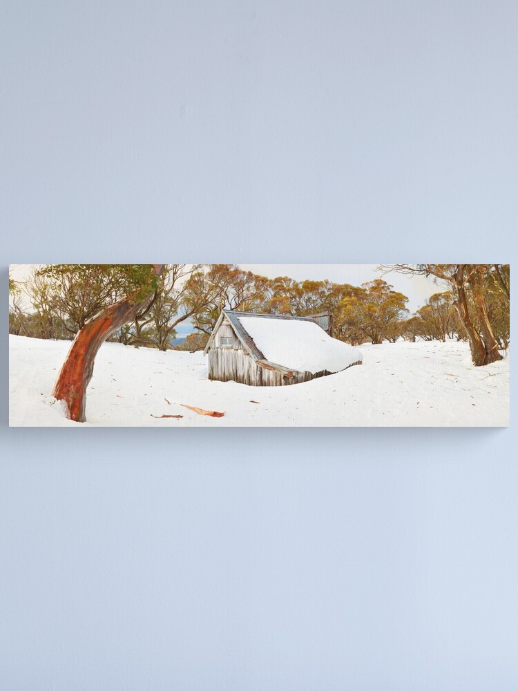 Alternate view of Snowed In, Wallace Hut, Falls Creek, Victoria, Australia Canvas Print