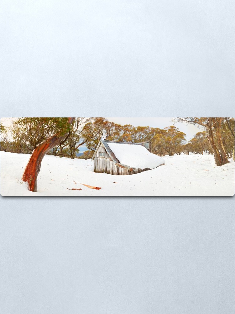 Alternate view of Snowed In, Wallace Hut, Falls Creek, Victoria, Australia Metal Print