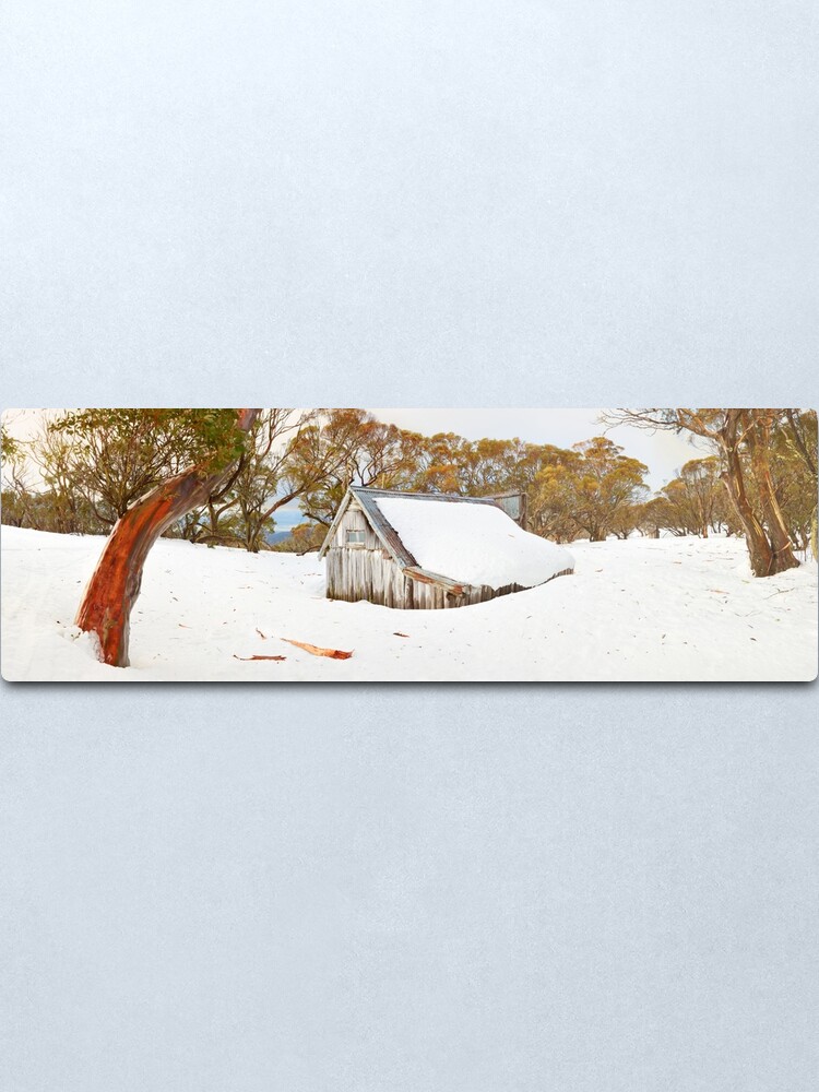 Alternate view of Snowed In, Wallace Hut, Falls Creek, Victoria, Australia Metal Print