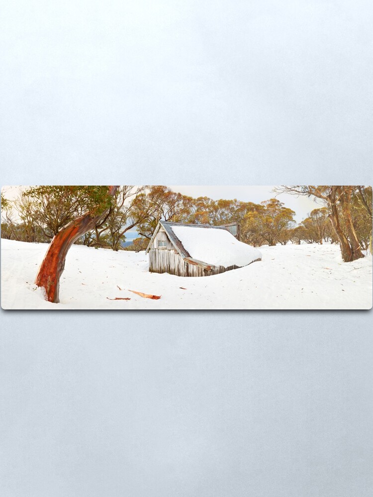 Alternate view of Snowed In, Wallace Hut, Falls Creek, Victoria, Australia Metal Print