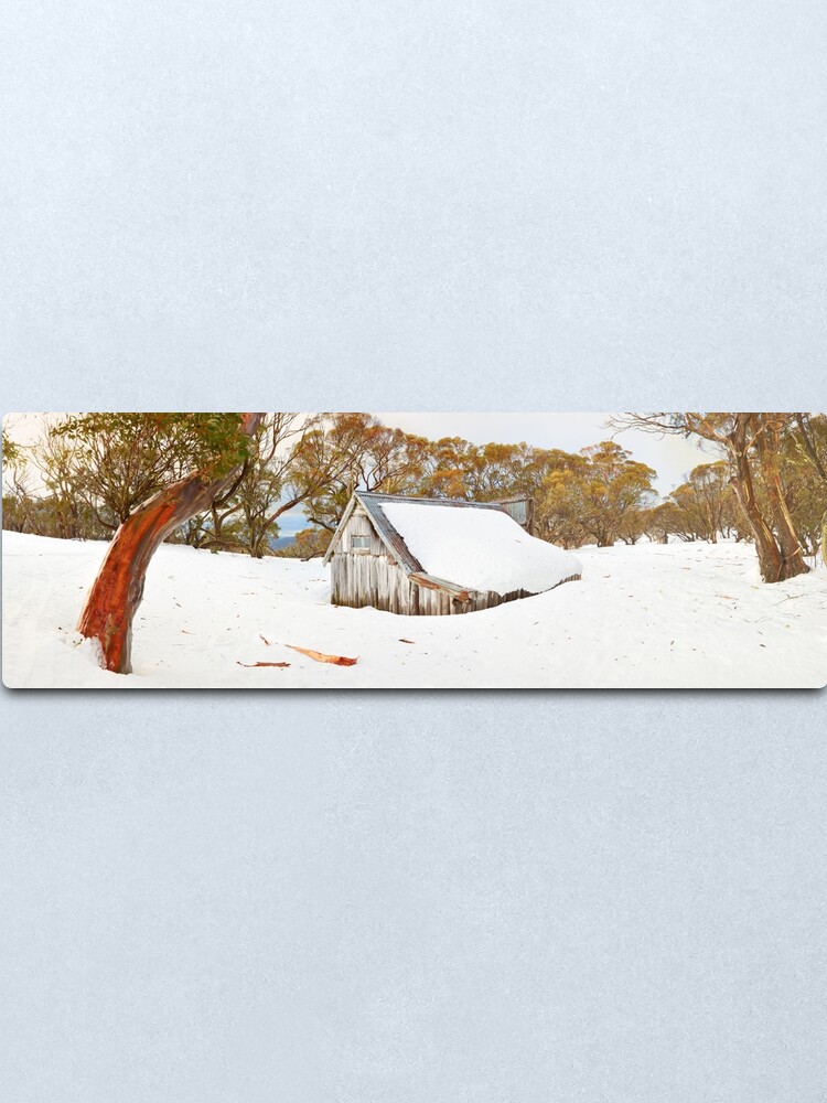 Alternate view of Snowed In, Wallace Hut, Falls Creek, Victoria, Australia Metal Print