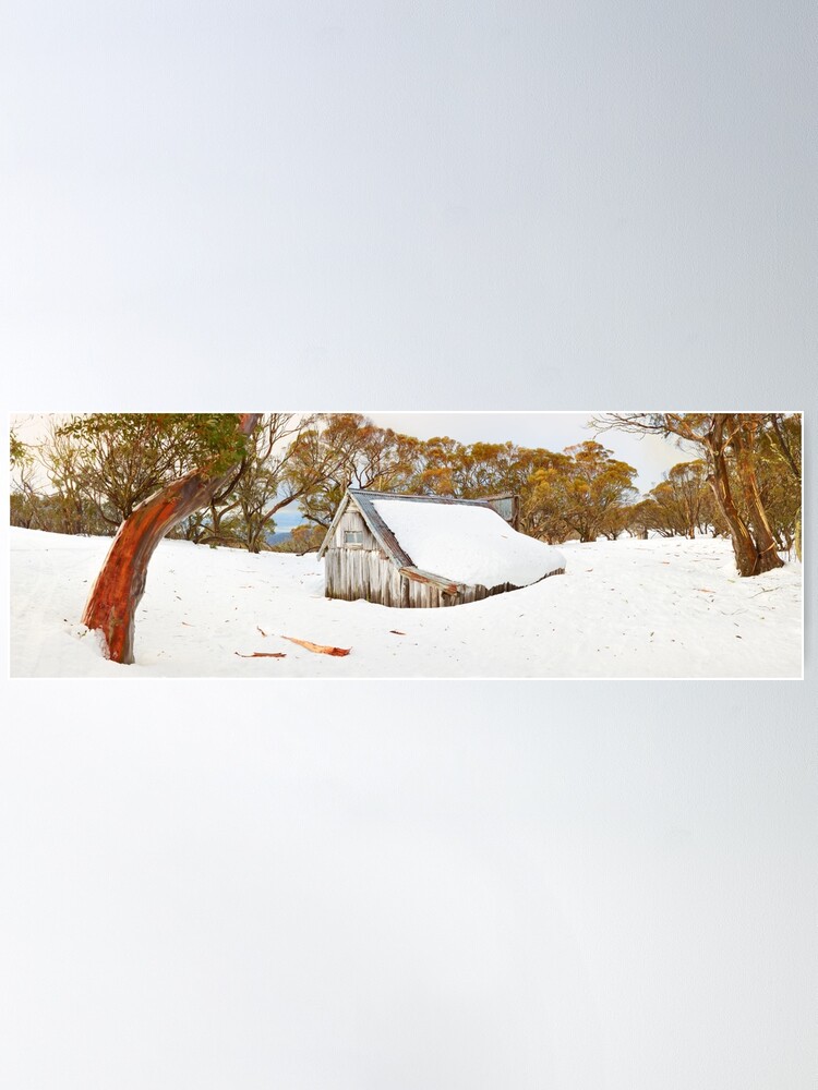 Alternate view of Snowed In, Wallace Hut, Falls Creek, Victoria, Australia Poster