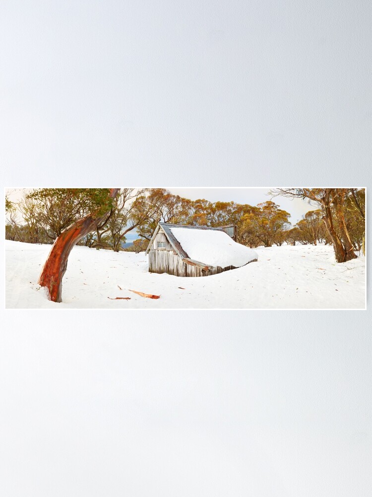Alternate view of Snowed In, Wallace Hut, Falls Creek, Victoria, Australia Poster