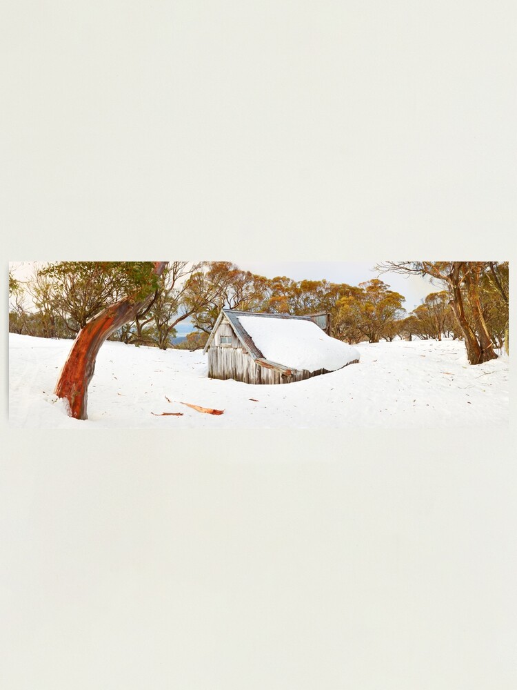 Alternate view of Snowed In, Wallace Hut, Falls Creek, Victoria, Australia Photographic Print