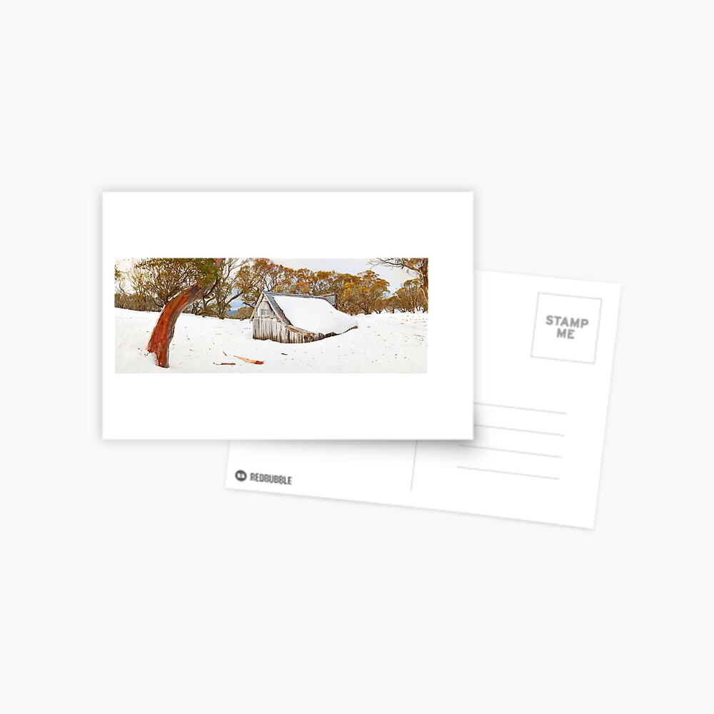 Snowed In, Wallace Hut, Falls Creek, Victoria, Australia Postcard