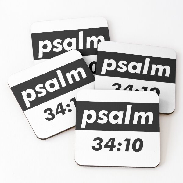 Item preview, Psalm 34:10 Those Who Seek The Lord Lack No Good Thing. Quote The Bible designed and sold by ProjectX23.