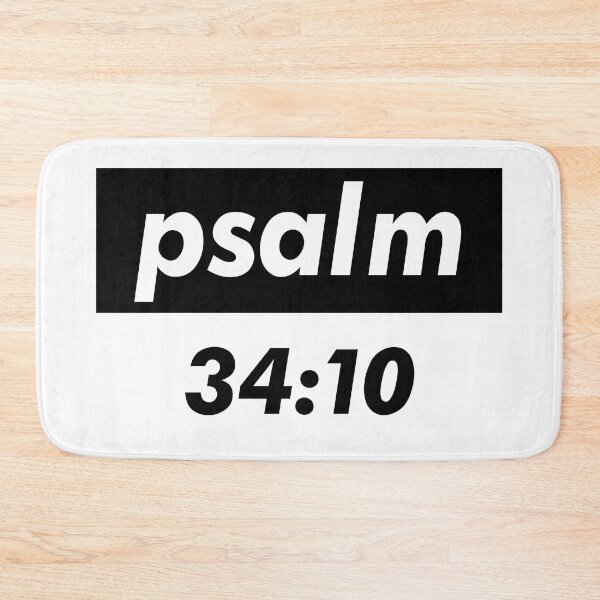 Item preview, Psalm 34:10 Those Who Seek The Lord Lack No Good Thing. Quote The Bible designed and sold by ProjectX23.
