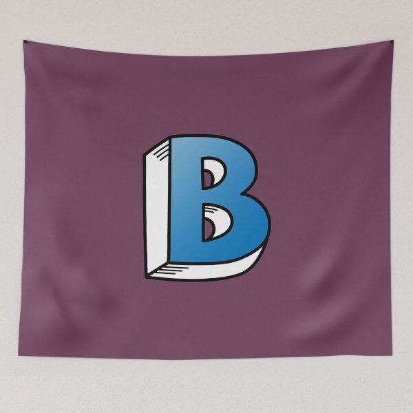 Item preview, The Letter B - Blue designed and sold by FinlayMcNevin.