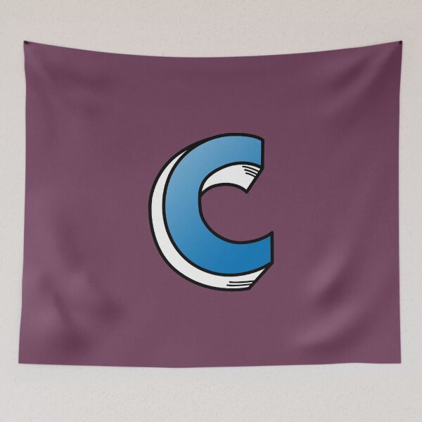Item preview, The Letter C - Blue designed and sold by FinlayMcNevin.