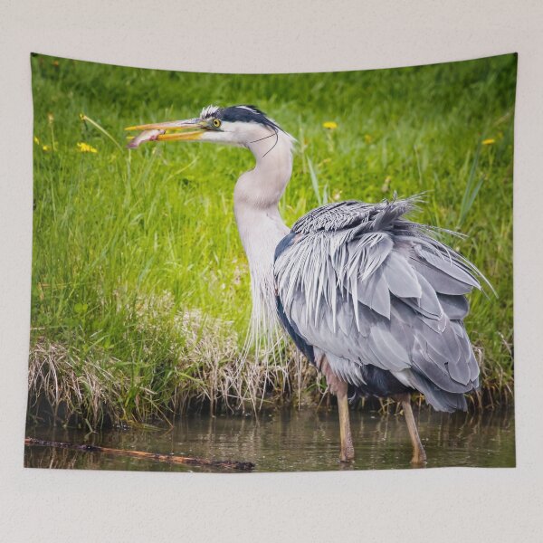 Item preview, Great Blue Heron Feeding designed and sold by Yannik Hay.