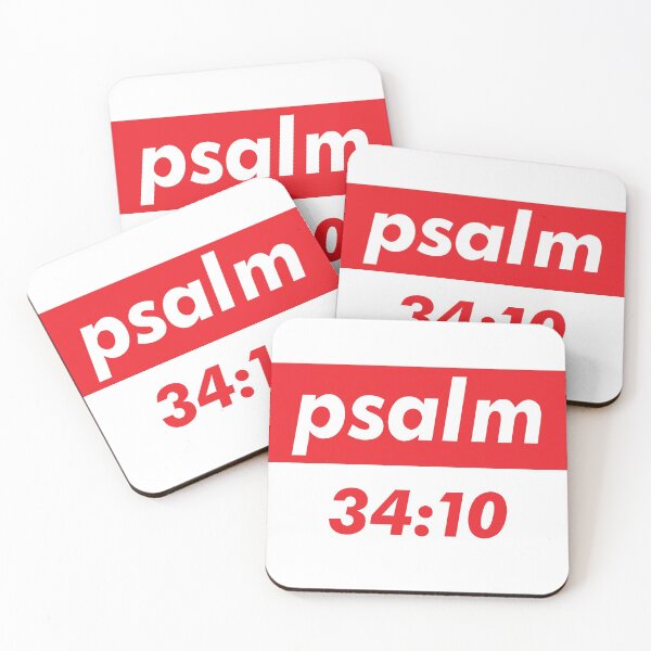 Item preview, Psalm 34:10 Those Who Seek The Lord Lack No Good Thing. Quote The Bible designed and sold by ProjectX23.