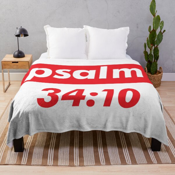 Item preview, Psalm 34:10 Those Who Seek The Lord Lack No Good Thing. Quote The Bible designed and sold by ProjectX23.