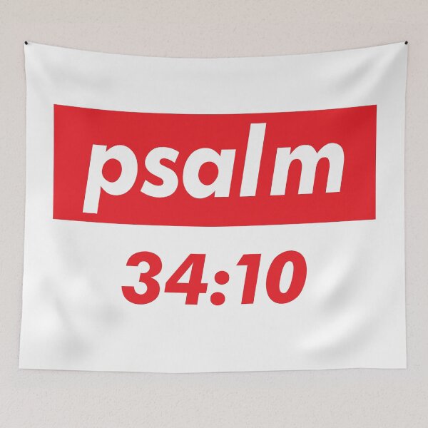 Item preview, Psalm 34:10 Those Who Seek The Lord Lack No Good Thing. Quote The Bible designed and sold by ProjectX23.
