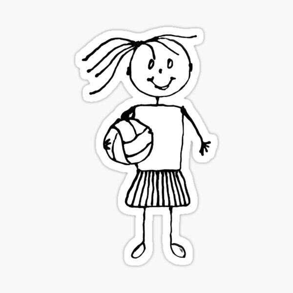 Netball For Me Sticker