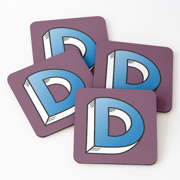 Item preview, The Letter D - Blue designed and sold by FinlayMcNevin.