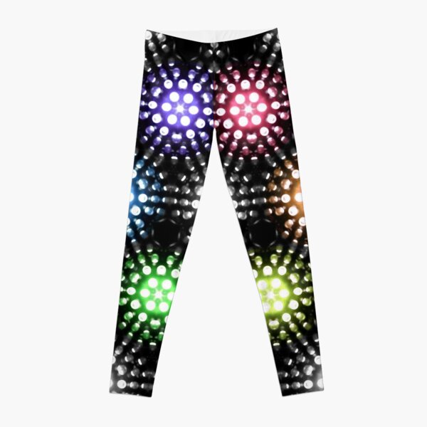 Lights - hexagon rainbow Leggings