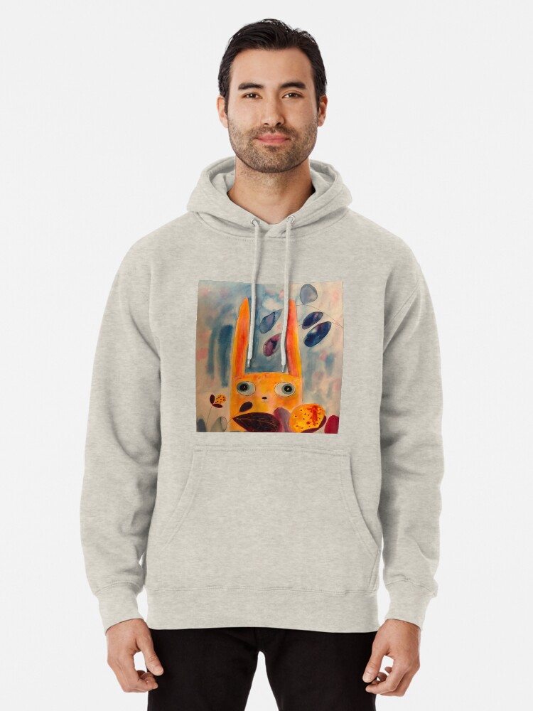 orange bunny Pullover Hoodie