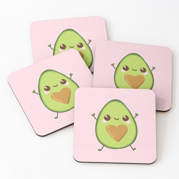 Item preview, Kawaii Avocado Vegan Drawing designed and sold by CarlosAlberto.
