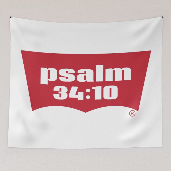 Item preview, Psalm 34:10 Those Who Seek The Lord Lack No Good Thing. Quote The Bible designed and sold by ProjectX23.