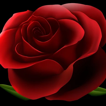 Artwork thumbnail, ARTISTIC RED ROSE by PetsandBeyond