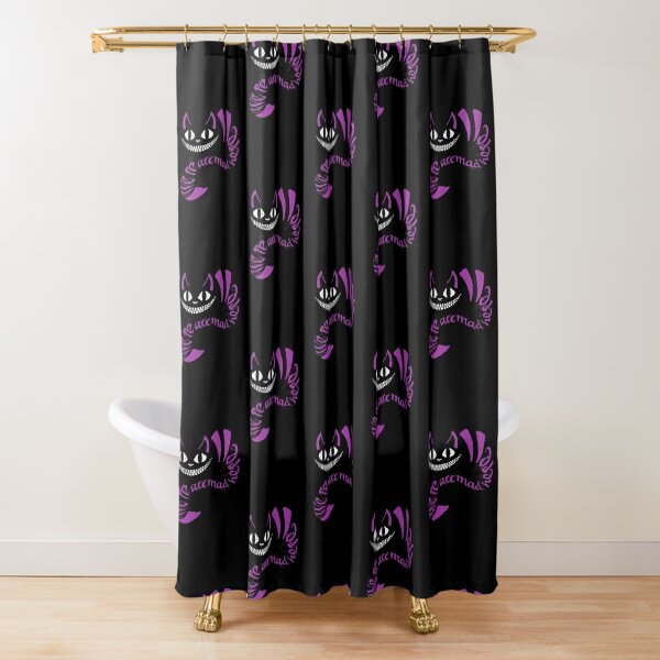We're All Mad Here Shower Curtain