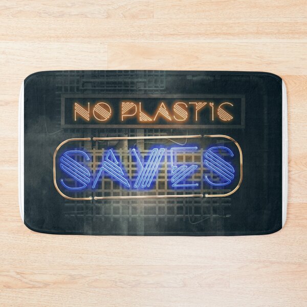 Item preview, No Plastic - Say Yes – Save the Planet designed and sold by Hell-Prints.