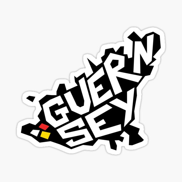 Guernsey Map Sticker