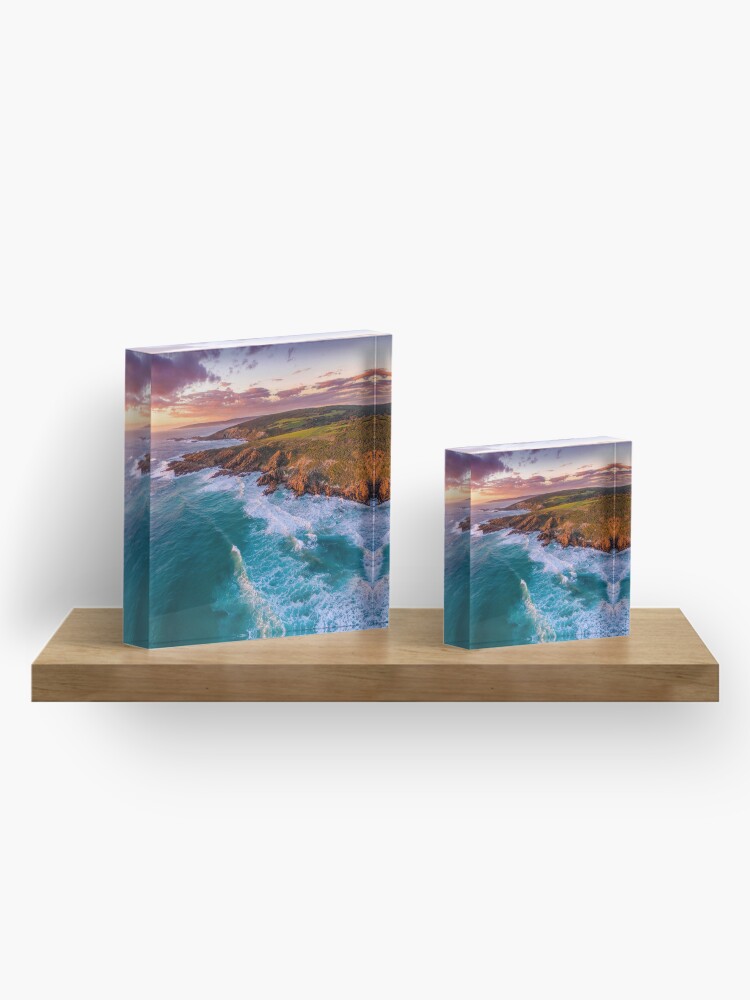 Alternate view of Wyadup Rocks at Sunset Acrylic Block