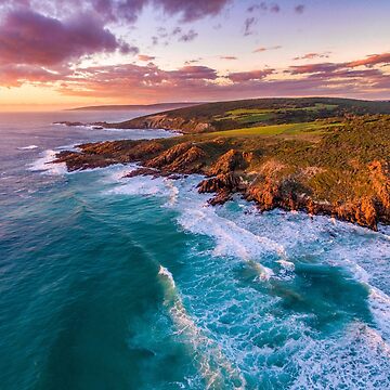 Artwork thumbnail, Wyadup Rocks at Sunset by paulmp