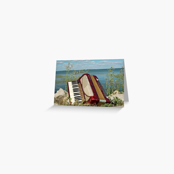 The Red Accordion Greeting Card