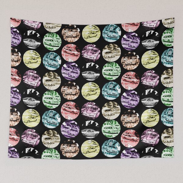 Item preview, Multi-Colored Racing Dots designed and sold by dsgcreations.