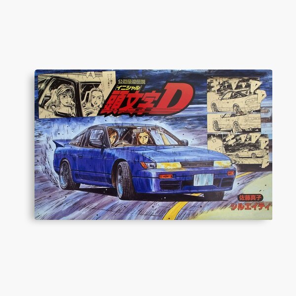 Sil80 Manga Colored Metal Print