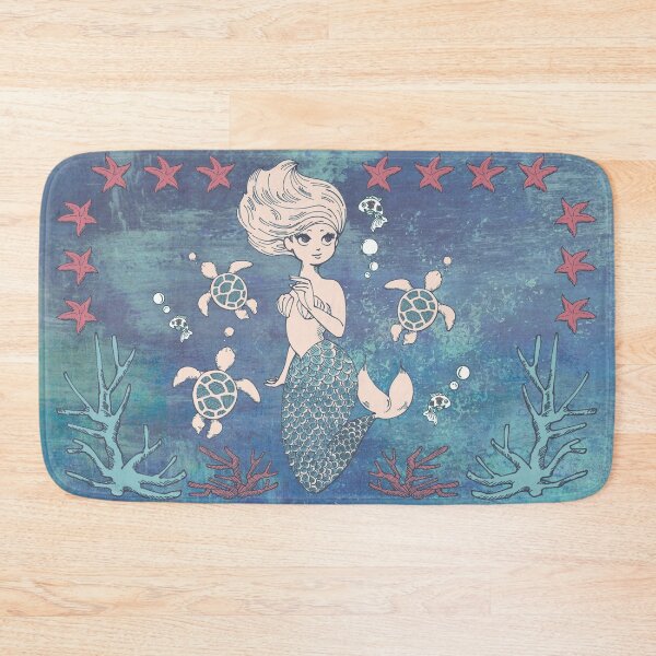 Item preview, Mermaid At Sea Bottom Drawing designed and sold by MrEddie10.