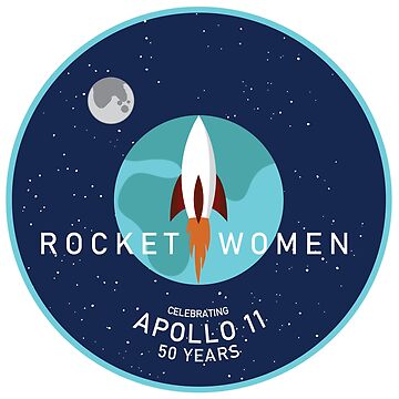 Artwork thumbnail, Rocket Women - Apollo 11 50th Anniversary Logo by RocketWomen
