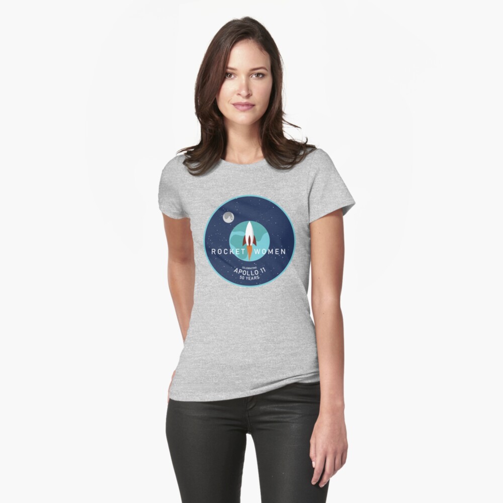 Item preview, Fitted T-Shirt designed and sold by RocketWomen.