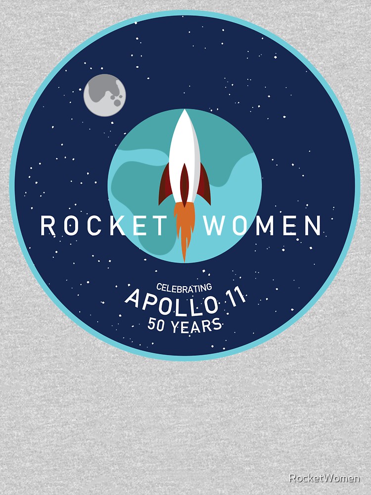 Rocket Women - Apollo 11 50th Anniversary Logo by RocketWomen