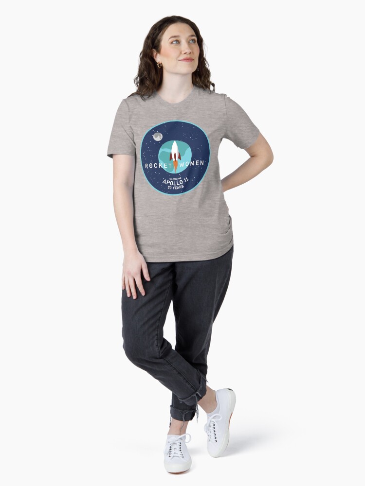 Thumbnail 4 of 7, Essential T-Shirt, Rocket Women - Apollo 11 50th Anniversary Logo designed and sold by RocketWomen.