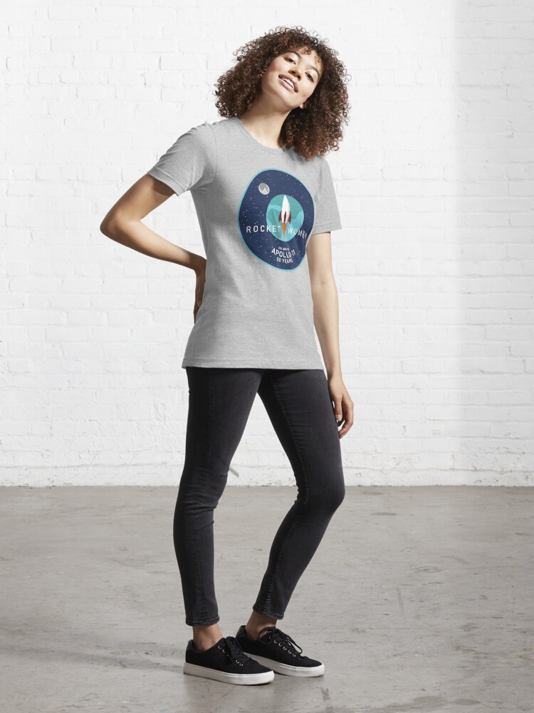 Alternate view of Rocket Women - Apollo 11 50th Anniversary Logo Essential T-Shirt