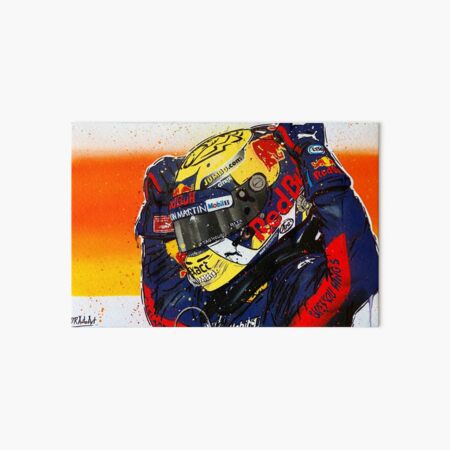 Max Verstappen - 2019 F1 graffiti painting by DRAutoArt Art Board Print