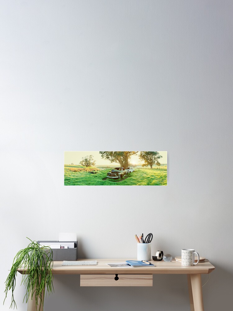 Thumbnail 2 of 3, Poster, End of the Road, Bendigo, Victoria, Australia designed and sold by Chockstone.