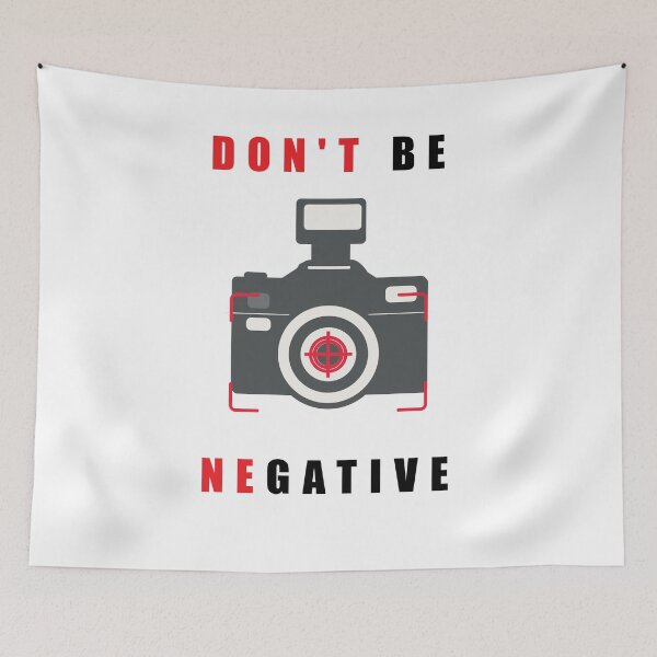 Item preview, Don't Be Negative  Don't Be Negative t-shirt  designed and sold by KARTICK DUTTA.